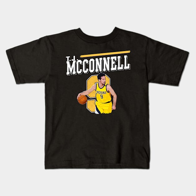 T.J. McConnell Kids T-Shirt by WYATB Art